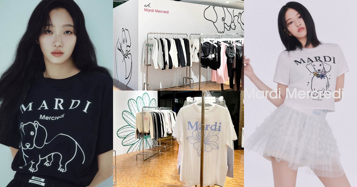 韓星愛牌Mardi Mercredi台中最新快閃店！春夏新品「小雛菊T、刺繡棒球帽」必買！