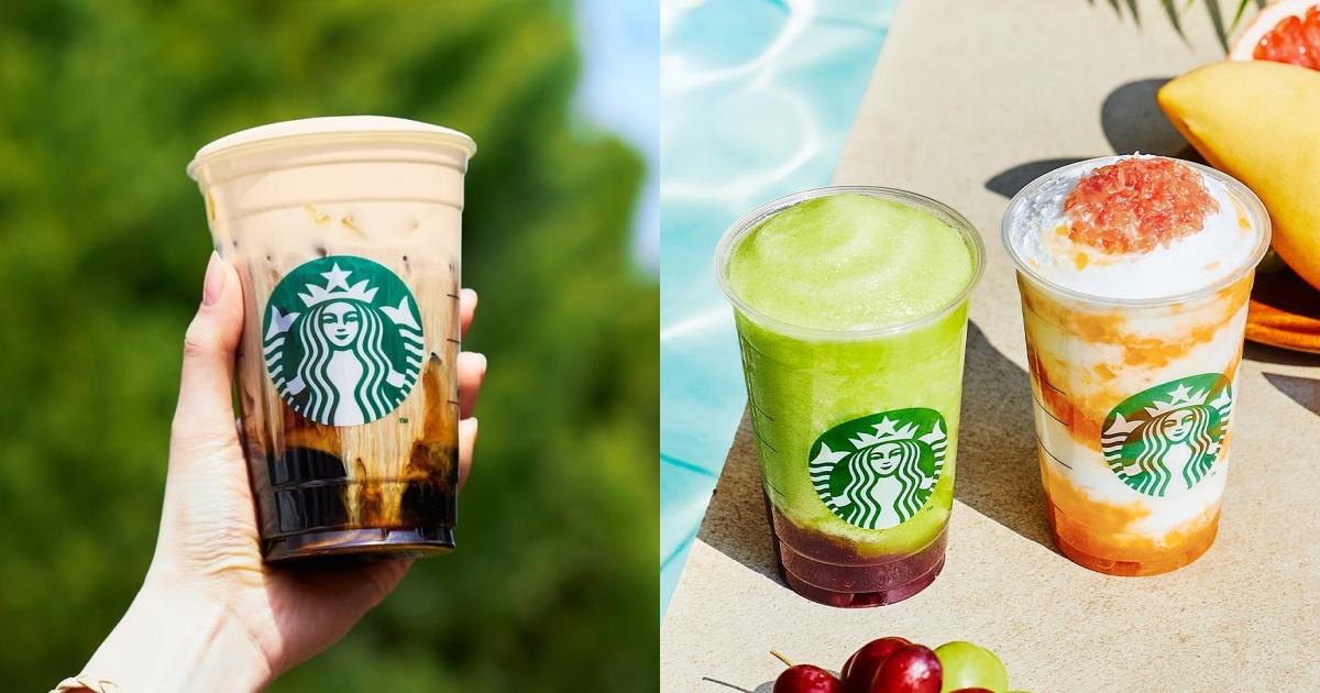 2025夏季韓國星巴克必點5大人氣飲品推薦！「雙色麝香葡萄冰沙、海鹽焦糖冷萃」韓妞都搶著喝！
