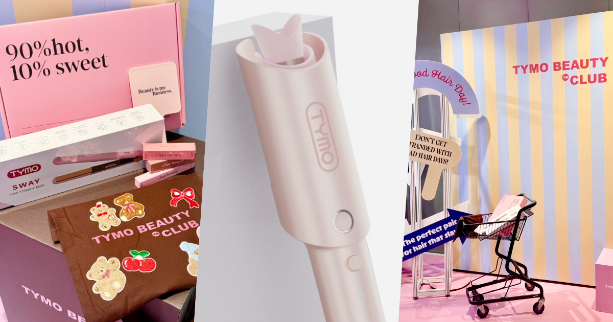TYMO進駐實體通路、限時快閃超好逛！chao beauty跨界聯名禮盒、追蹤打卡就免費DIY燙印帆布袋！