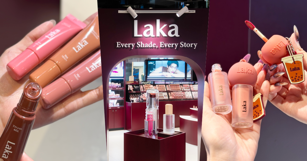 Laka盛大登台、首間台灣快閃店開幕！必買品牌首款氣墊粉餅、韓女激推果汁唇蜜，開幕限定唇彩吊飾快來收藏！