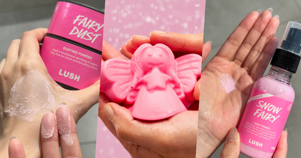 這就是聖誕節的味道！LUSH「雪天使系列」20週年，磨砂潤膚芭、護髮噴霧、香氛蠟燭，換上經典泡泡糖＋棉花糖甜香！
