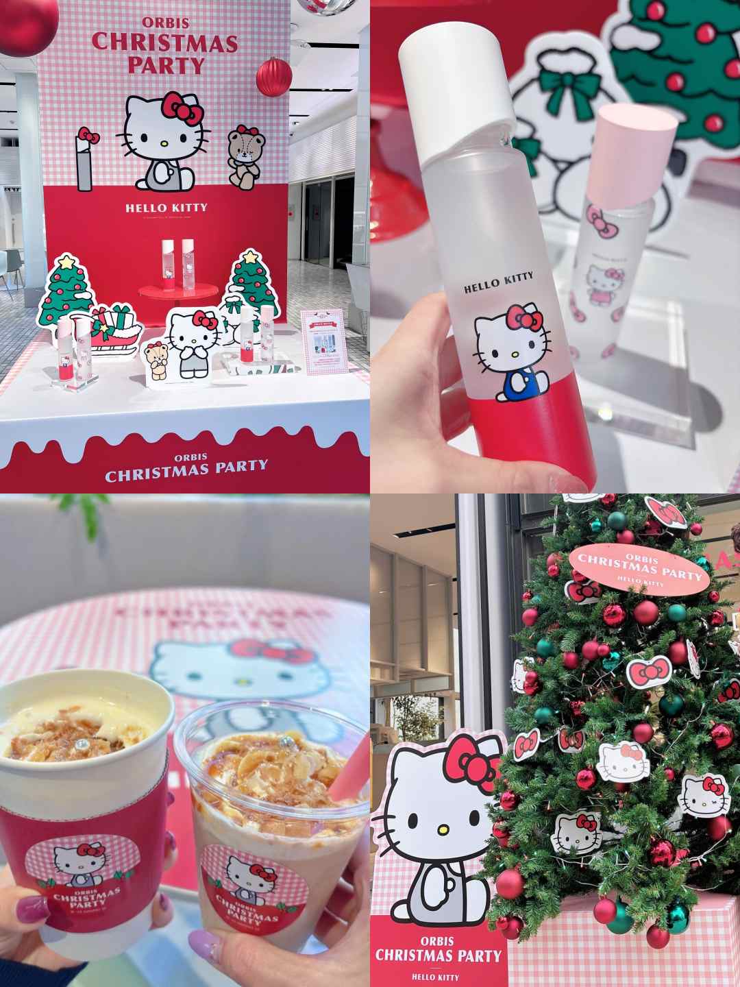 2025日本聖誕最萌三麗鷗聯名登場！ORBIS攜手HELLO KITTY表參道限定活動