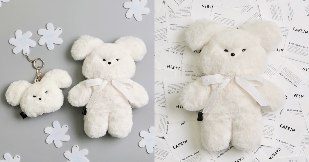 CAFE!N又跟社群爆紅WASABI BEAR聯名啦！聖誕限定「白色芥末熊玩偶、大頭熊吊飾」這天可愛開賣！