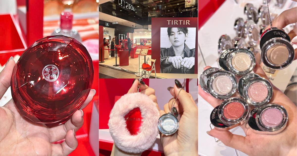TIRTIR首度來台快閃！金泰亨V同款紅寶石氣墊、人氣口袋眼影新品上市，限定禮＆滿額贈超澎湃，時間地點快筆記！