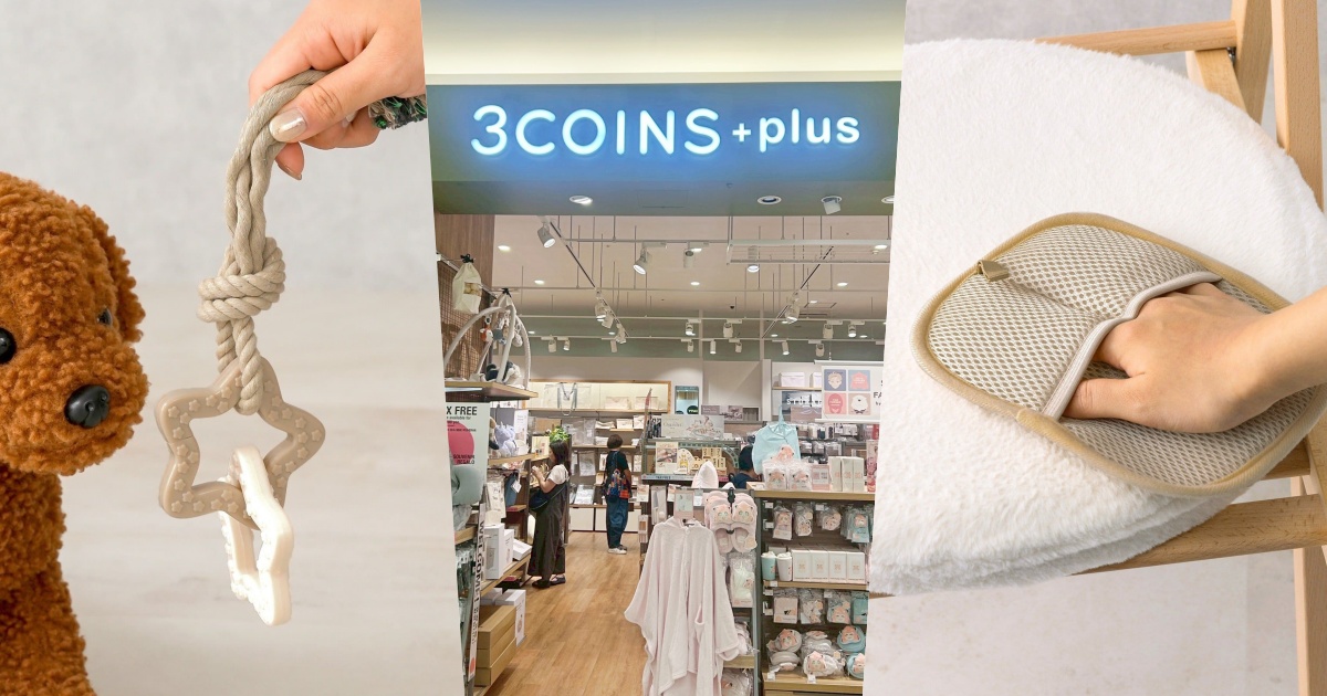 日本3COINS必買7大寵物用品推薦！超實用「電動除毛刀、潔牙小玩具、貓砂收集墊」百元就能收！