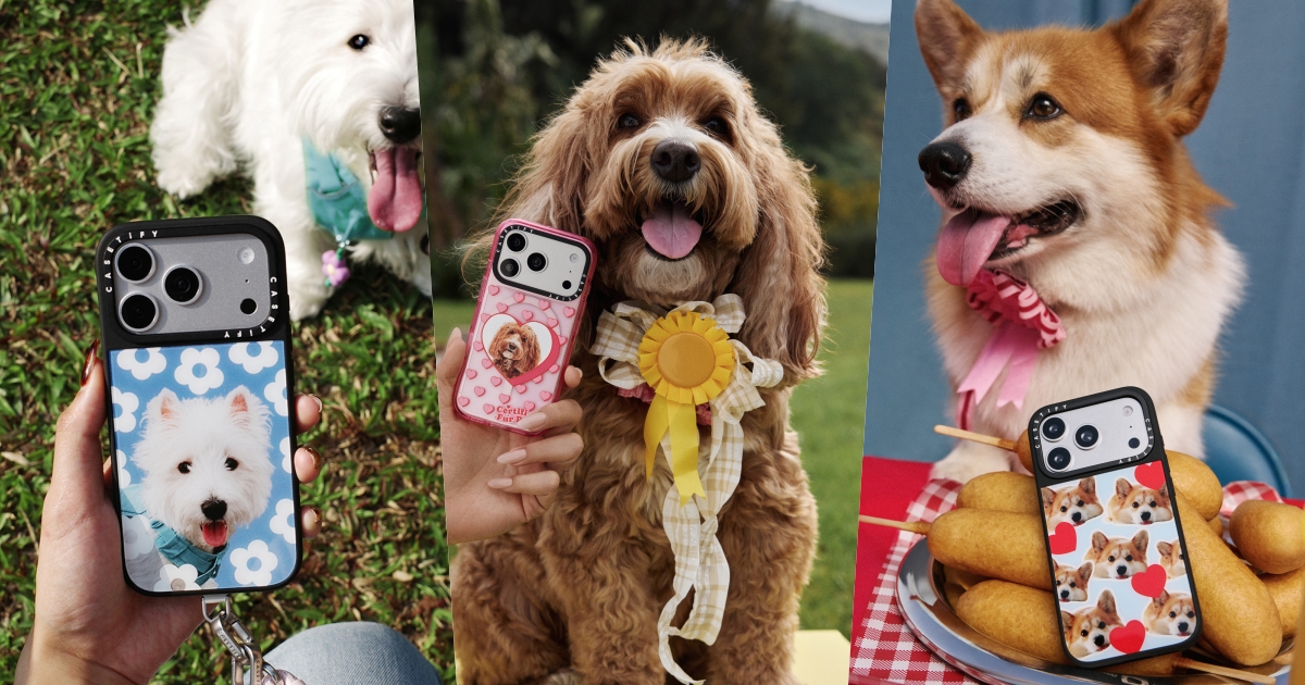 把毛孩印在手機殼上！CASETiFY推出客製化「寵物照片系列」呆呆大頭照、滿版小臉...快被可愛死！
